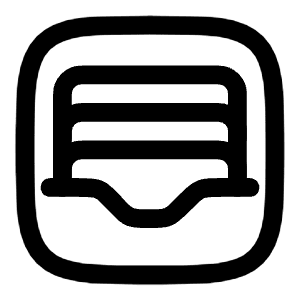 Inbox Archive Icon from Solar Linear Set
