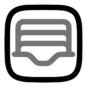 Inbox Archive Icon from Solar Line Duotone Set