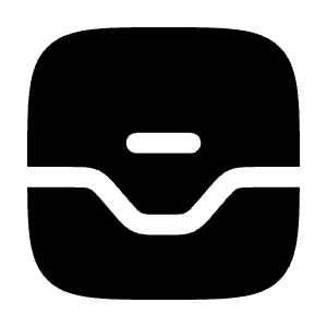 Inbox Line Icon from Solar Bold Set