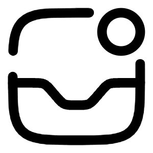 Inbox Unread Icon from Solar Broken Set