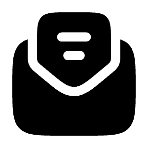 Letter Opened Icon from Solar Bold Set