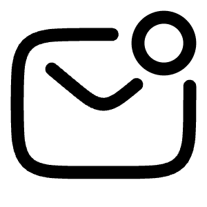 Letter Unread Icon from Solar Linear Set