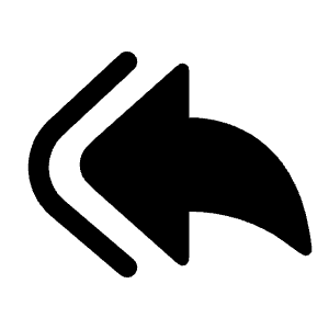 Multiple Forward Left Icon from Solar Bold Set