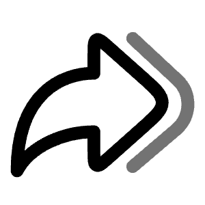 Multiple Forward Right Icon from Solar Line Duotone Set