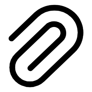 Paperclip Icon from Solar Bold Set