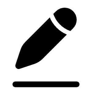 Pen 2 Icon from Solar Bold Set