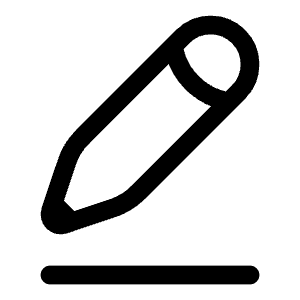 Pen 2 Icon from Solar Linear Set