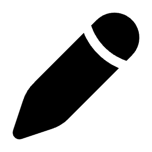 Pen Icon from Solar Bold Set