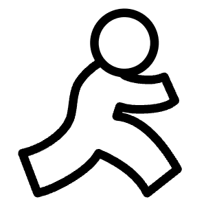 Aim Logo Icon from Logos Line - Free Set