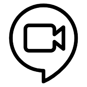 Google Hangouts Meet Logo Icon from Logos Line - Free Set