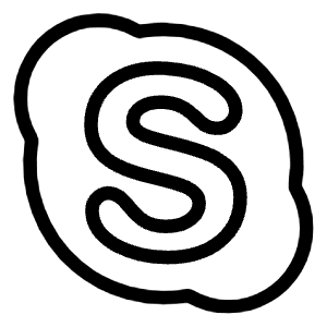Skype Logo 1 Icon from Logos Line - Free Set