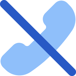 Call Hang Up Icon from Core Flat Set