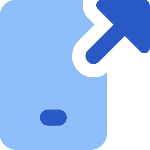 Phone Add To Home Screen Icon from Core Flat Set