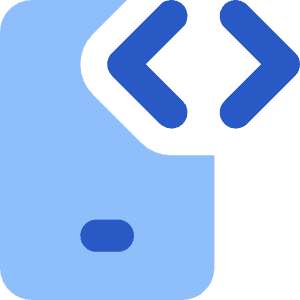 Phone Developer Mode Icon from Core Flat Set