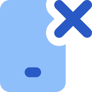 Phone Remove Deny Icon from Core Flat Set