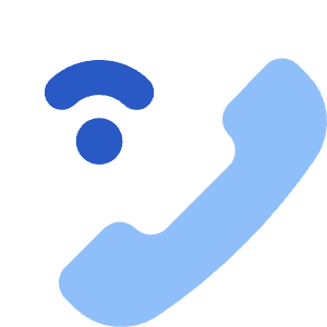 Phone Wifi Calling Bar 2 Icon from Core Flat Set