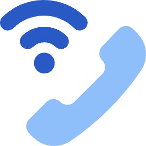 Phone Wifi Calling Bar 3 Icon from Core Flat Set