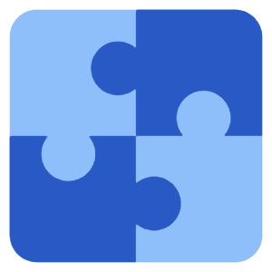 Module Puzzle 3 Icon from Core Flat Set