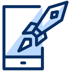 Business Startup Mobile Icon from Cyber Duotone - Free Set