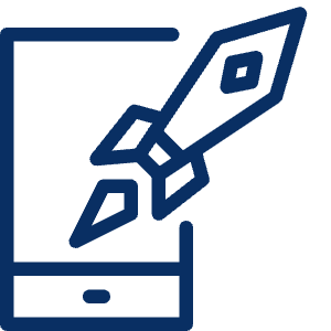 Business Startup Mobile Icon from Cyber Line - Free Set