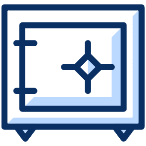 Safe 1 Icon from Cyber Duotone - Free Set