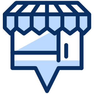 Store Location Icon from Cyber Duotone - Free Set