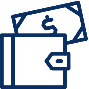 Wallet Cash 1 Icon from Cyber Line - Free Set