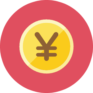 Yen Coin Icon from Kameleon Colors - Free Set