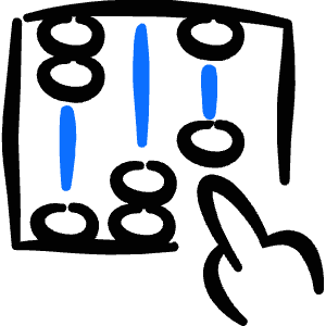 Accounting Abacus Icon from Freehand Duotone - Free Set