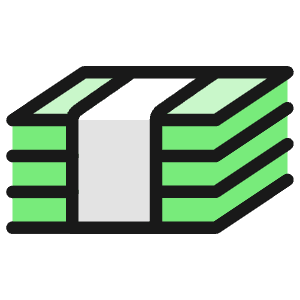 Accounting Bill Stack 1 Icon from Ultimate Colors - Free Set