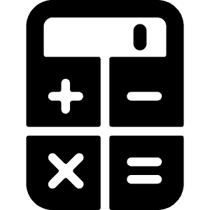 Accounting Calculator 1 Icon from Ultimate Bold - Free Set