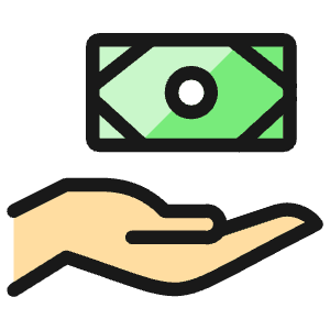 Cash Payment Bill Icon from Ultimate Colors - Free Set