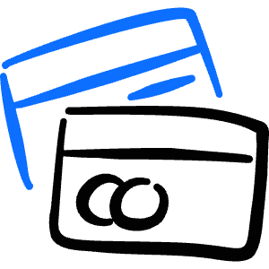 Credit Card 1 Icon from Freehand Duotone - Free Set