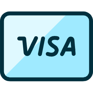 Credit Card Visa Icon from Ultimate Duotone - Free Set