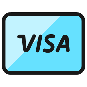 Credit Card Visa Icon from Ultimate Colors - Free Set