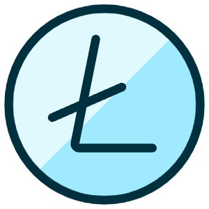 Crypto Currency Litecoin Icon from Ultimate Duotone - Free Set