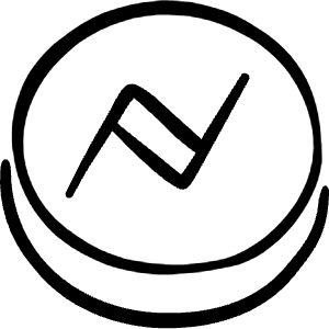 Crypto Currency Namecoin Icon from Freehand Line - Free Set