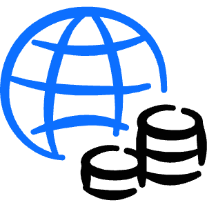 Currency International Currency Icon from Freehand Duotone - Free Set