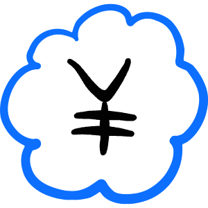 Currency Yen Bubble Icon from Freehand Duotone - Free Set