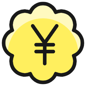 Currency Yuan Bubble Icon from Ultimate Colors - Free Set