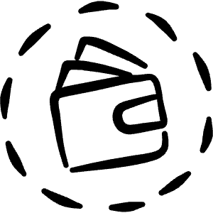 Modern Payment E Wallet Icon from Freehand Line - Free Set