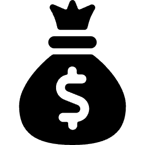 Money Bag Dollar Icon from Ultimate Bold - Free Set