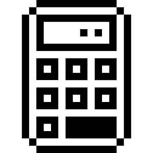 Money Payments Accounting Calculator Icon from Pixel - Free Set