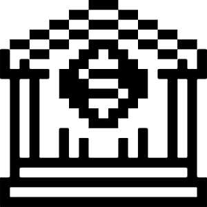 Money Payments Bank Icon from Pixel - Free Set