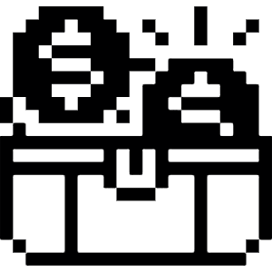 Money Payments Saving Treasure Icon from Pixel - Free Set