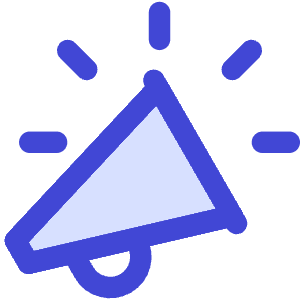 Announcement Megaphone Icon from Core Duo - Free Set