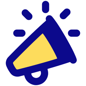 Announcement Megaphone Icon from Plump Pop - Free Set