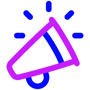 Announcement Megaphone Icon from Plump Neon - Free Set