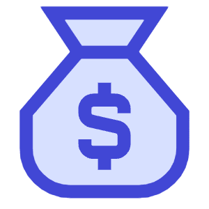 Bag Dollar Icon from Sharp Duo - Free Set