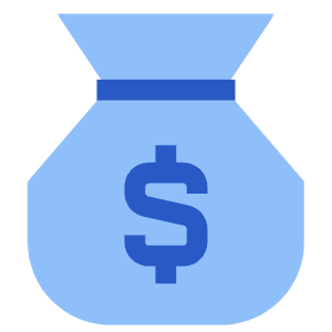 Bag Dollar Icon from Sharp Flat - Free Set